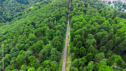 Bergbahnstation Königstuhl , Mountain cable car in Heidelberg, Baden-Württemberg, Germany 