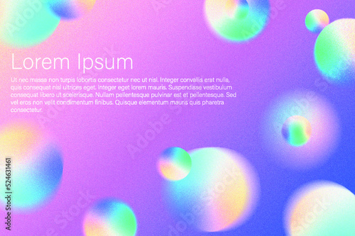 Gradient Abstract Background. Modern Landing Page