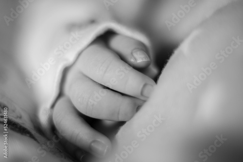 black and white, newborn baby 