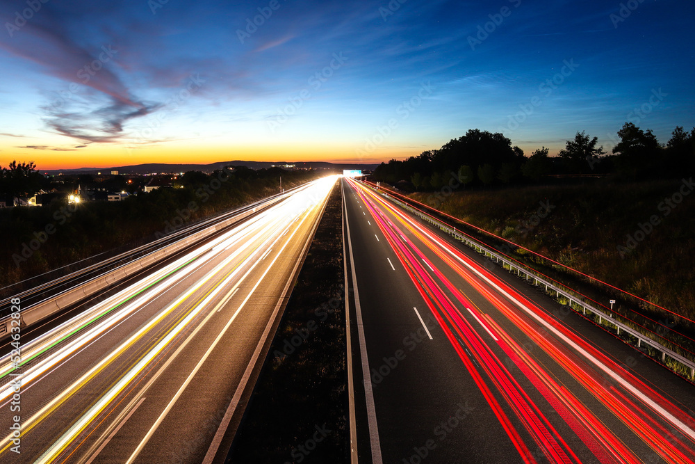 Autobahn A9 bei Bayreuth Autobahn A9 bei Bayreuth