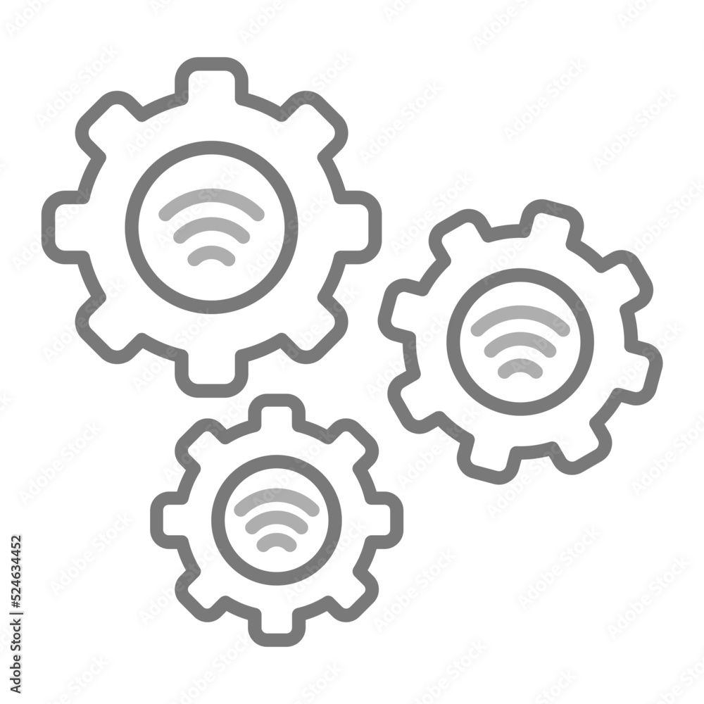 Setting Greyscale Line Icon Setting Greyscale Line Icon