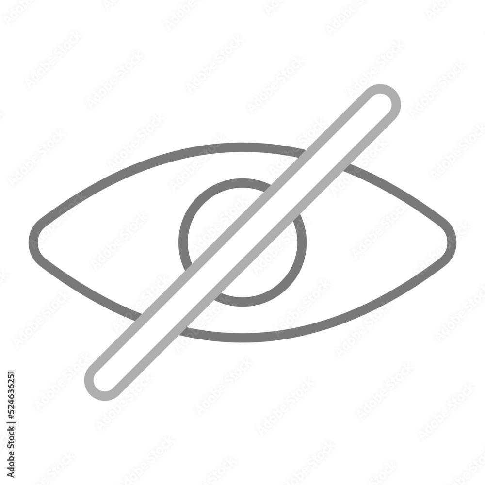 Hide Greyscale Line Icon Hide Greyscale Line Icon