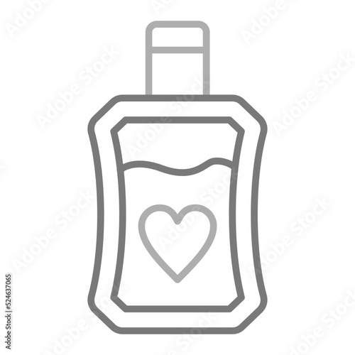 Perfume Greyscale Line Icon