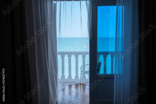 Fototapeta Balcony overlooking the sea