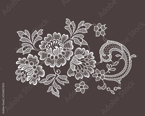 Lace clip art collections white vector elements