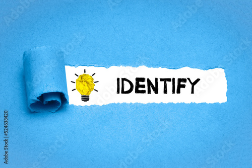 Obraz na płótnie identify