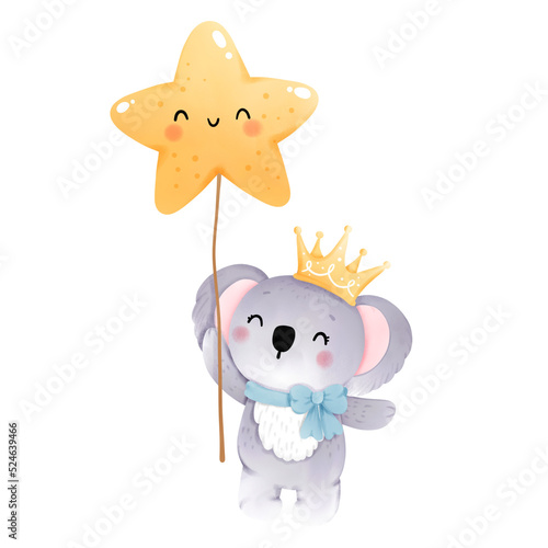 Canvas Print baby boy koala