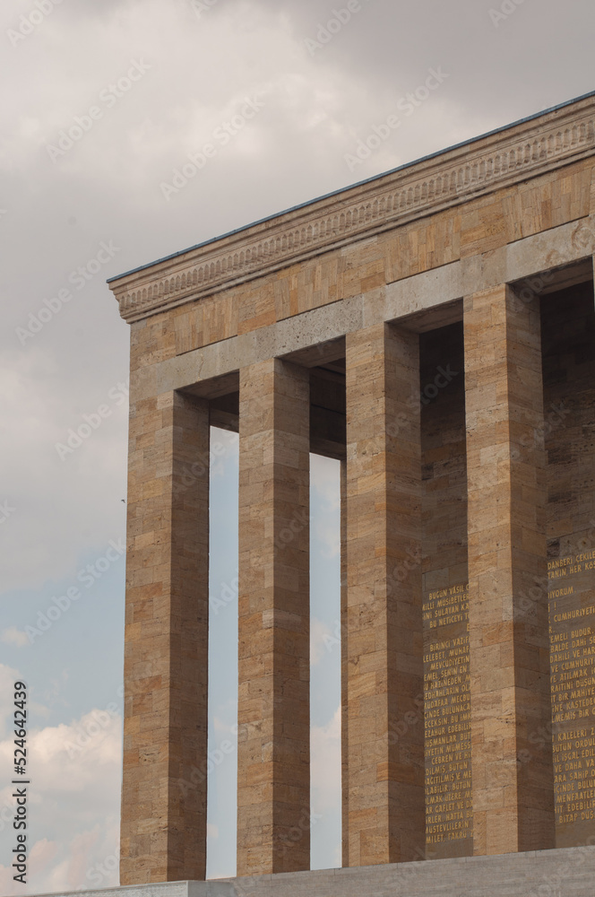 Anıtkabir, mausoleum of Mustafa Kemal Atatürk, the founder of the Turkish Republic