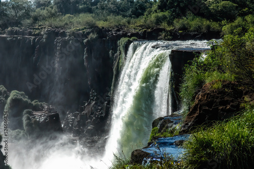 The majestic Iguazu Falls  one of the wonders of the world