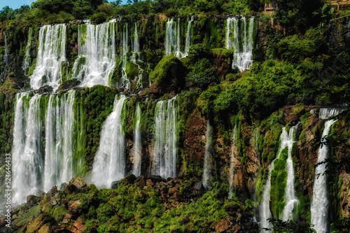 Iguazu Falls  UNESCO World Heritage Site  Paran    Brazil