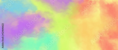 Colorful watercolor hand painted background. Mixed colorful background. Abstract blurred background. Abstract pastel watercolor vector illustration. Abstract rainbow background.