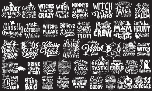 Halloween Svg T-Shirt Design Bundle
