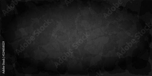 Black on black texture seamless pattern, vintage distressed grunge background vector illustration, black stone, concrete wall, watercolor backdrop