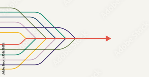 Abstract arrow direction. Technology background