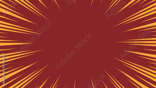 カラフルな集中線のベクター背景素材