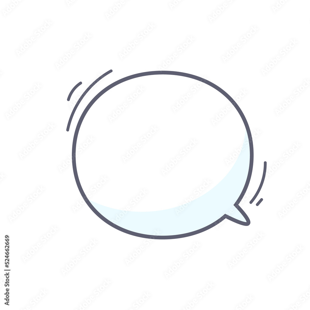 hand drawn speech bubble for chatting cartoon characters hand drawn speech bubble for chatting cartoon characters