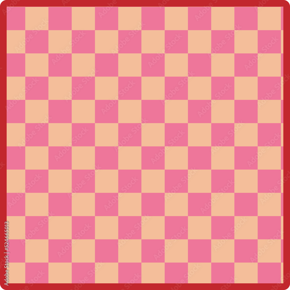 Fototapeta premium aesthetic checkerboard checkers decoration