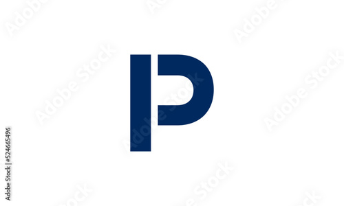 Free Download Initial letter P logo vector design - GFXLoad
