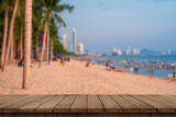  Tourists enjoy and relax At Jomtien Beach, Pattaya.