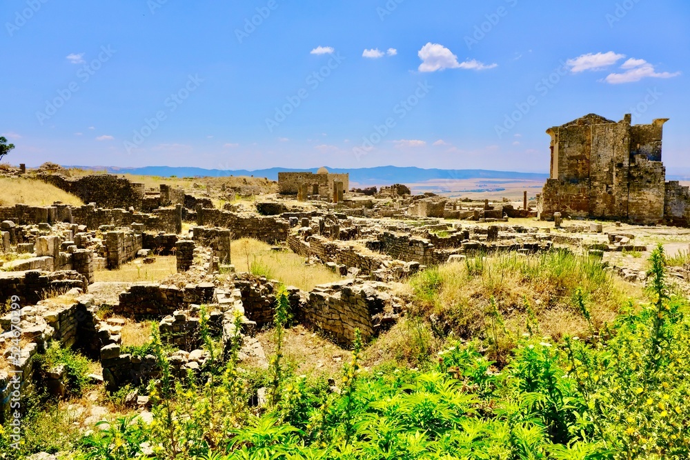 Fototapeta premium Römische Stadt Dougga in Tunesien 