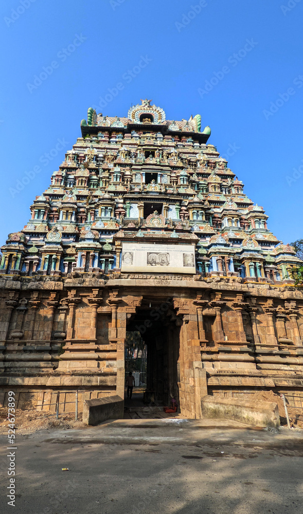 One of the many ancient temples of Kumbakonam, Tamil Nadu, India