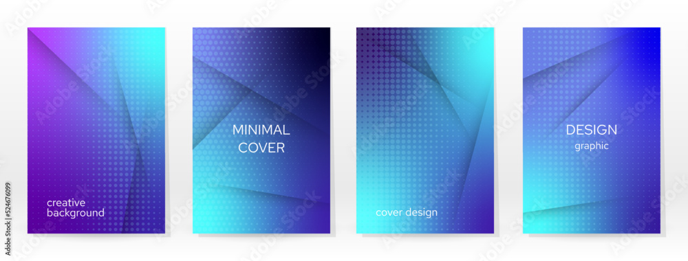 Minimal Poster. Pastel Soft. Blue Gradient Set. Minimal Poster. Pastel Soft. Blue Gradient Set.