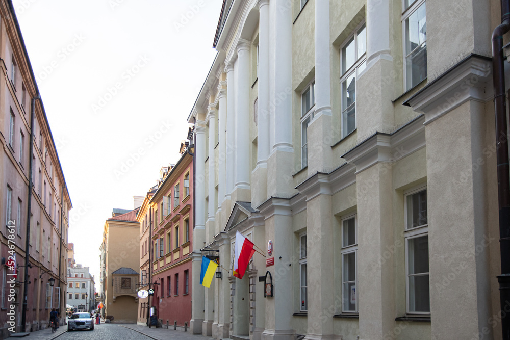 Warsaw old town street