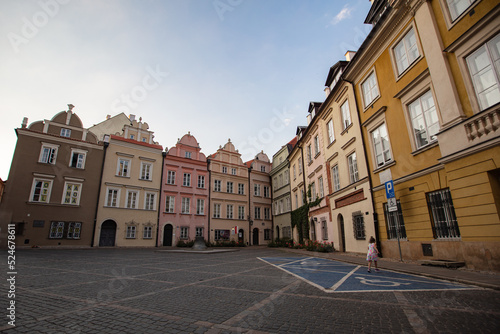Warsaw old town street