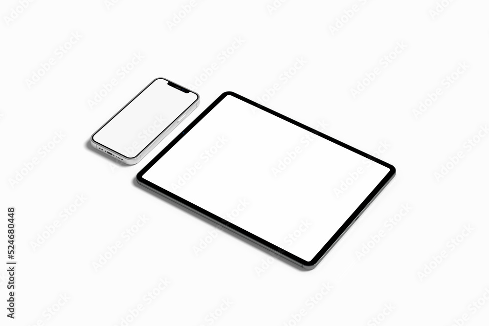 Realistic smartphone and tablet mockup for user experience presentation. Stylish concept design for websites, applications and landing pages. Realistic smartphone and tablet mockup for user experience presentation. Stylish concept design for websites, applications and landing pages.