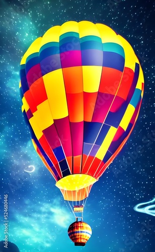 hot air balloon illustration