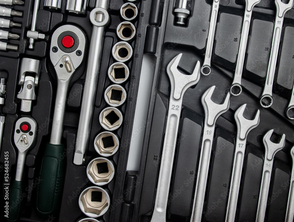 set of tools for home and car in a box set of tools for home and car in a box