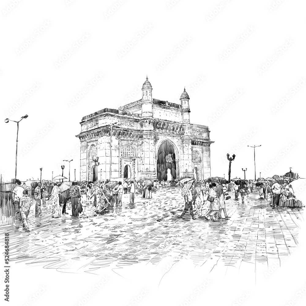 The Gateway of India is an arch monument built during the 20th century