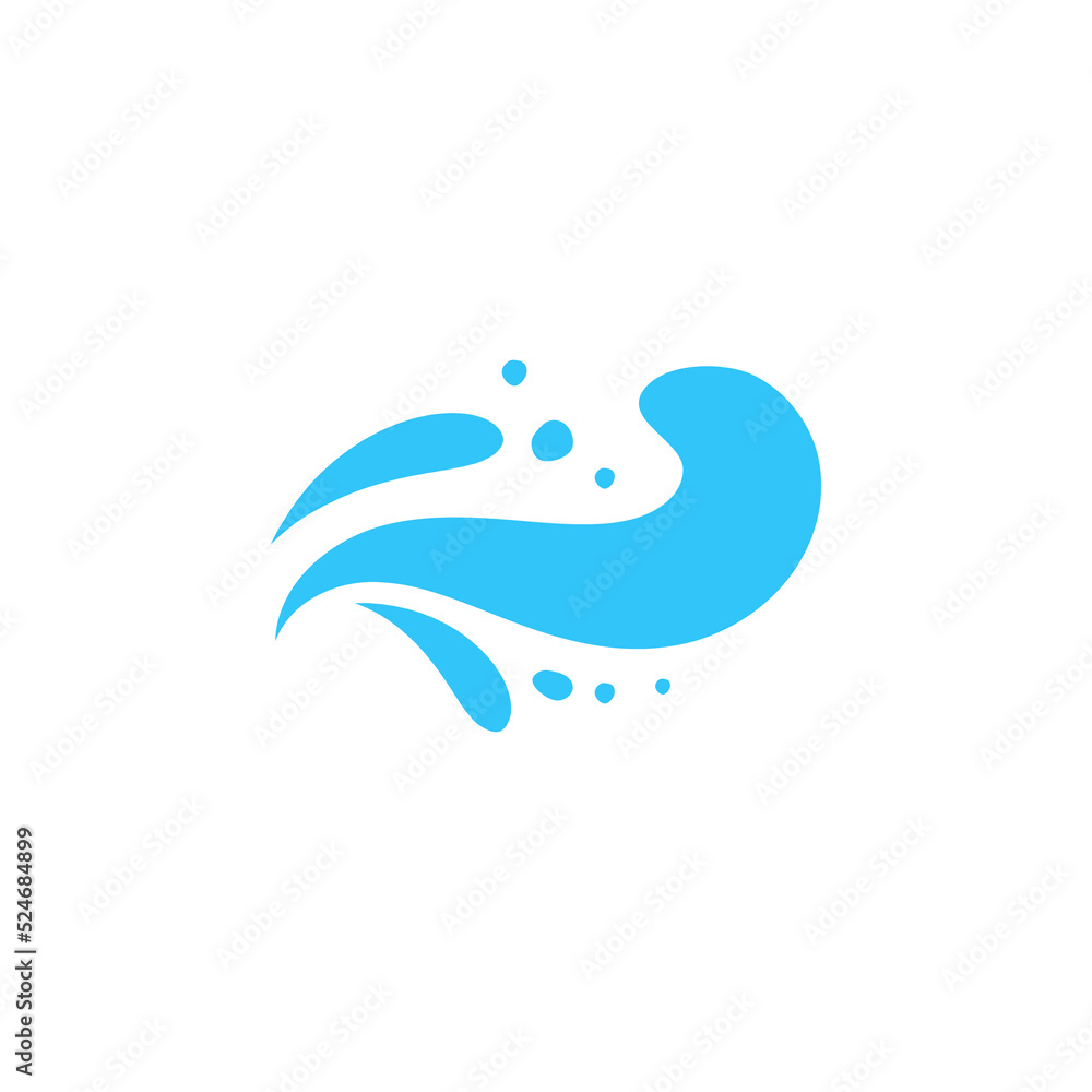 Fototapeta premium splashing water drop vector For decorating Songkran festival posters.