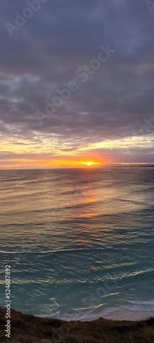 sunset over the sea, beaultiful.