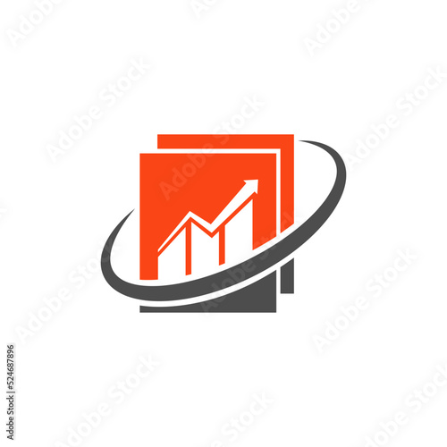 Chart logo, CPA Logo Template vector symbol