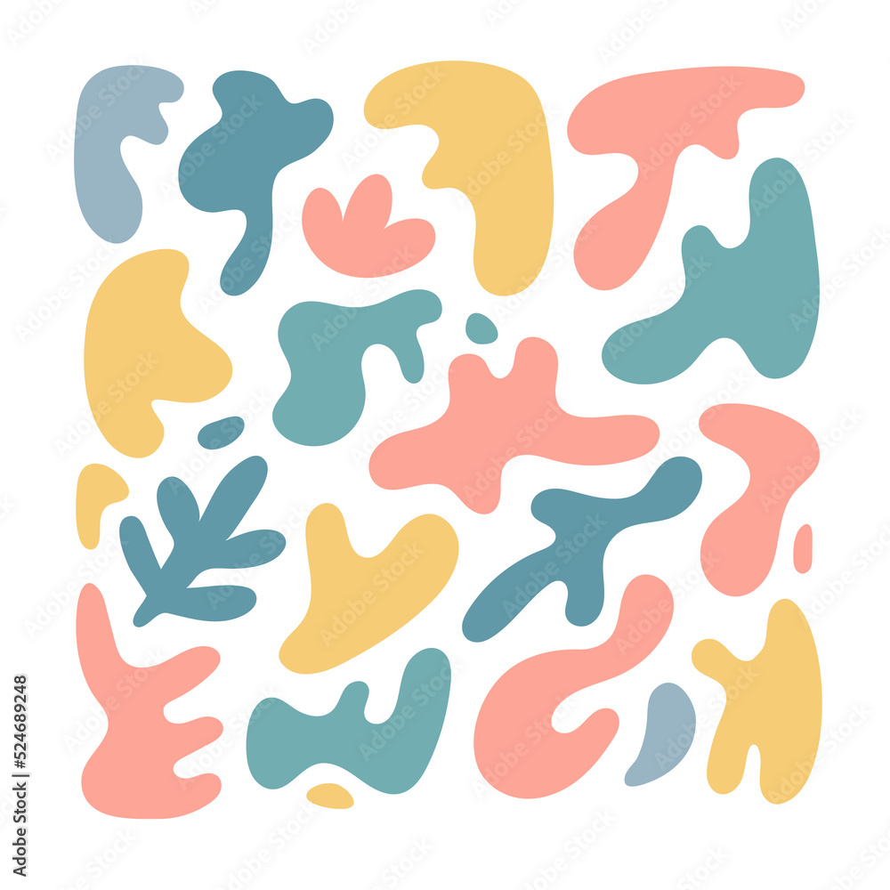 hand drawn greasy drops liquid shapes background hand drawn greasy drops liquid shapes background