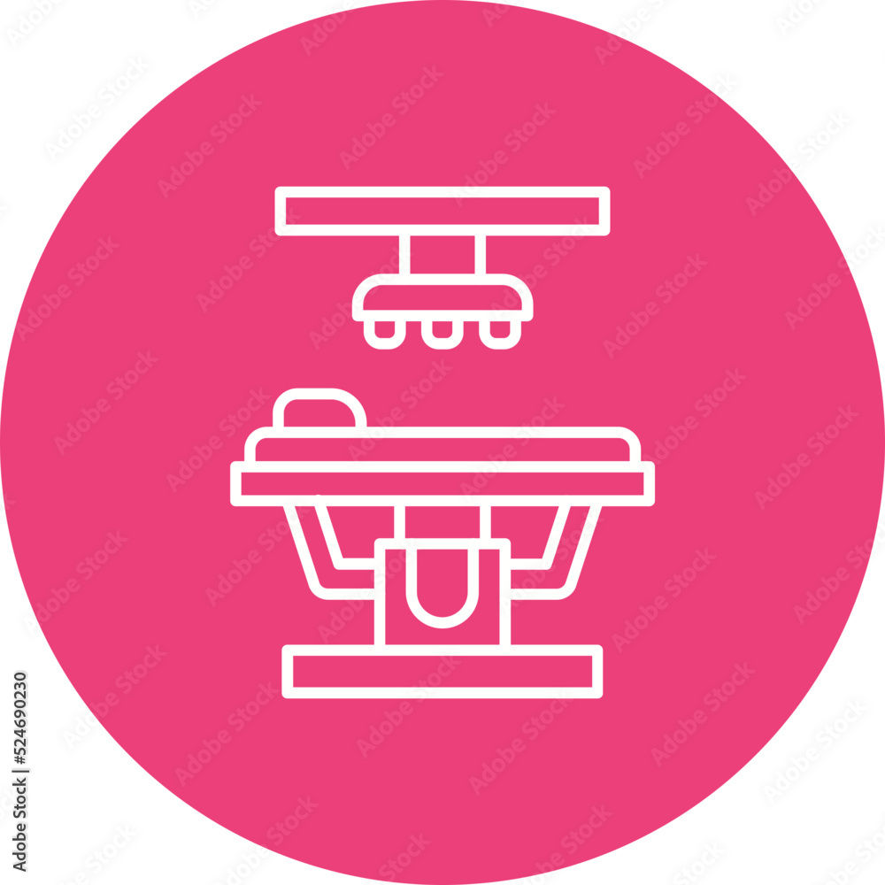 Operating Room Multicolor Circle Line Inverted Icon Operating Room Multicolor Circle Line Inverted Icon