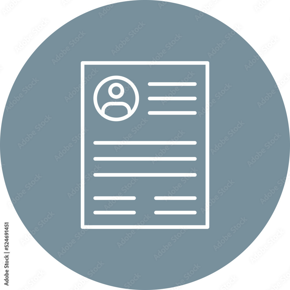 Resume Multicolor Circle Line Inverted Icon Resume Multicolor Circle Line Inverted Icon