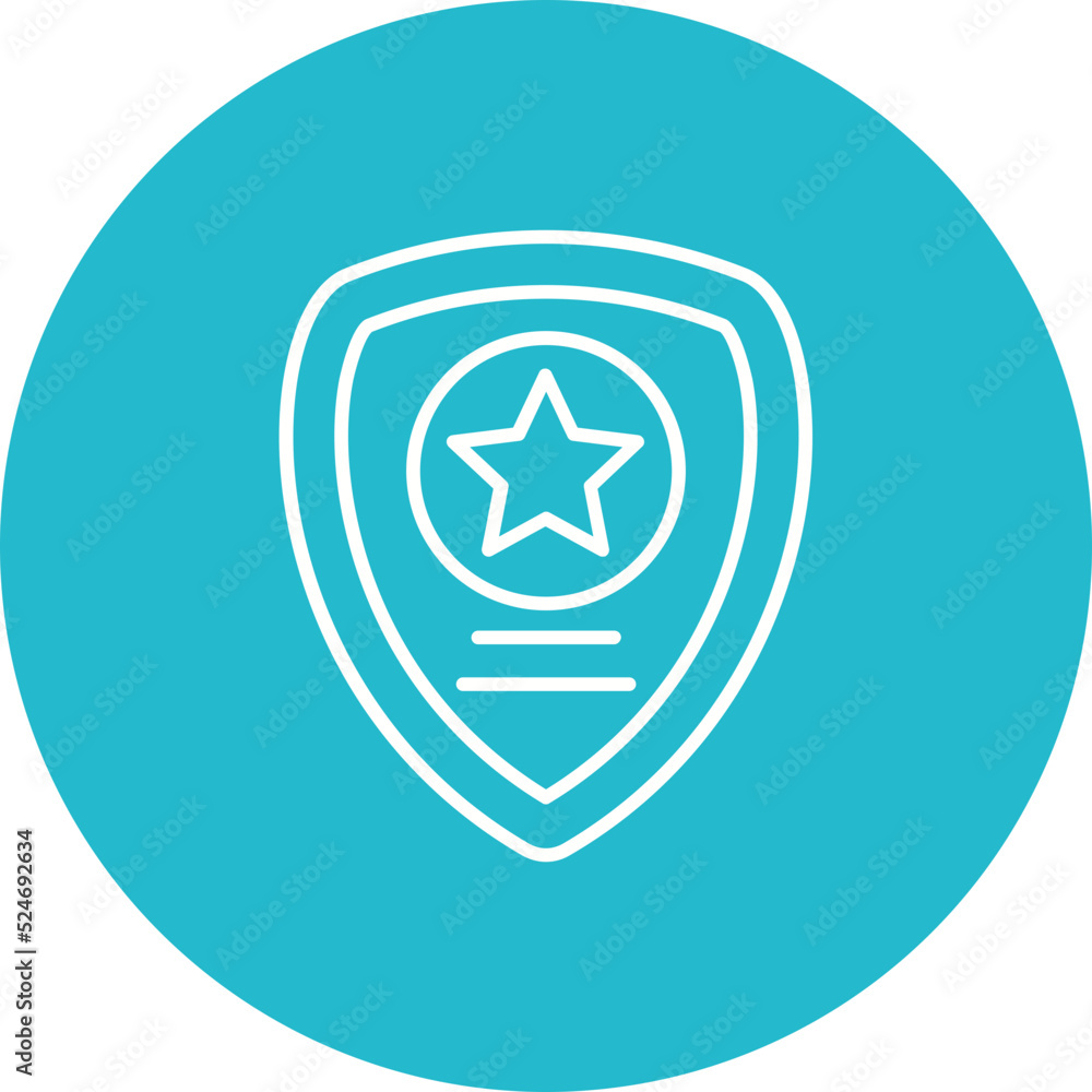 Protection Multicolor Circle Line Inverted Icon Protection Multicolor Circle Line Inverted Icon