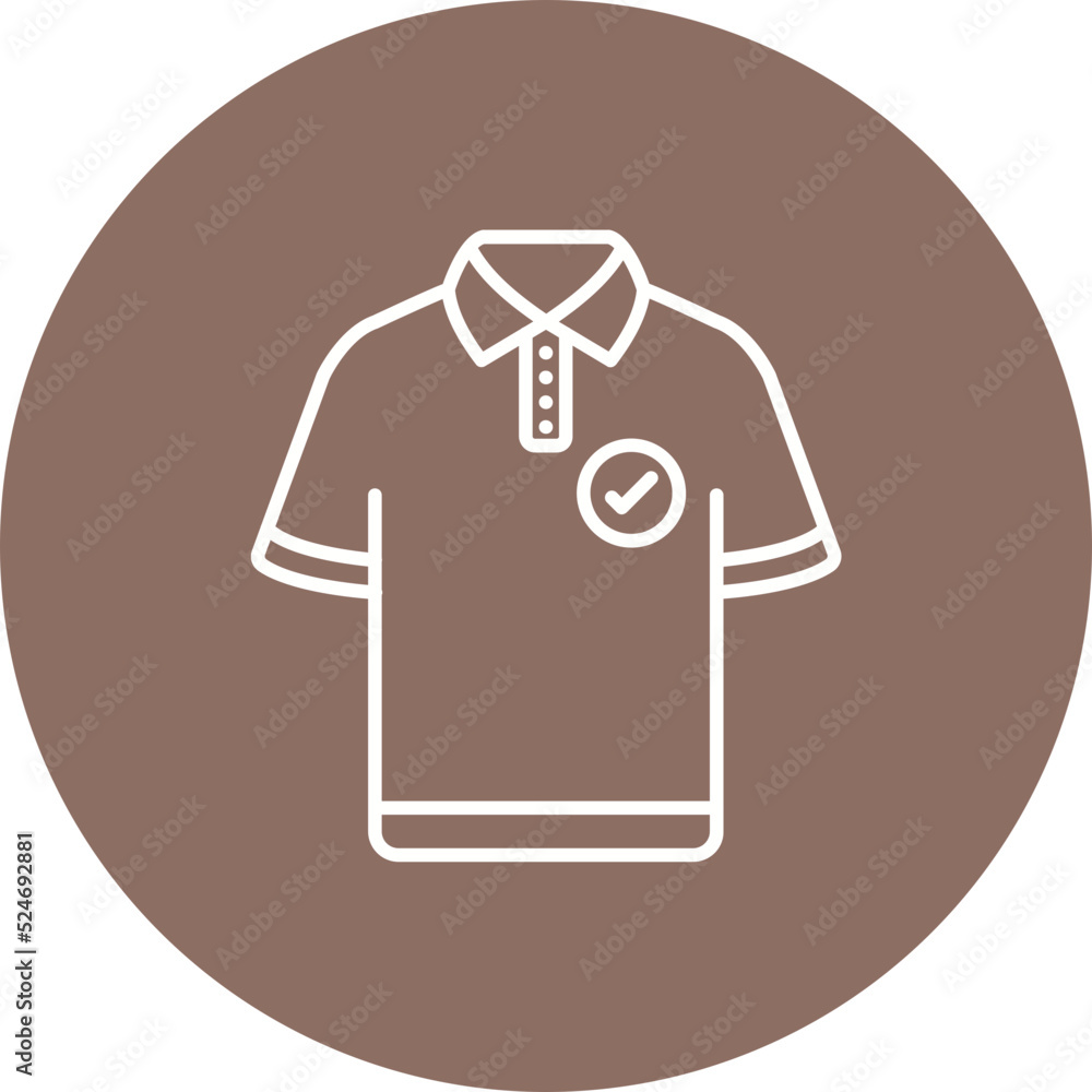 Polo Shirt Multicolor Circle Line Inverted Icon Polo Shirt Multicolor Circle Line Inverted Icon