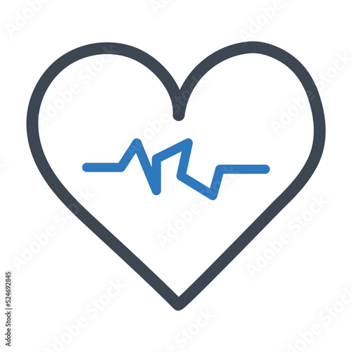 Cardiac, cardio, heart, pulce icon