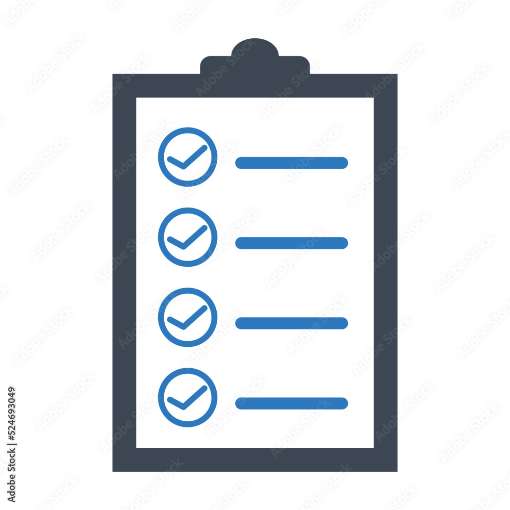 Checkmark, clipboard, plan, prescription icon Checkmark, clipboard, plan, prescription icon