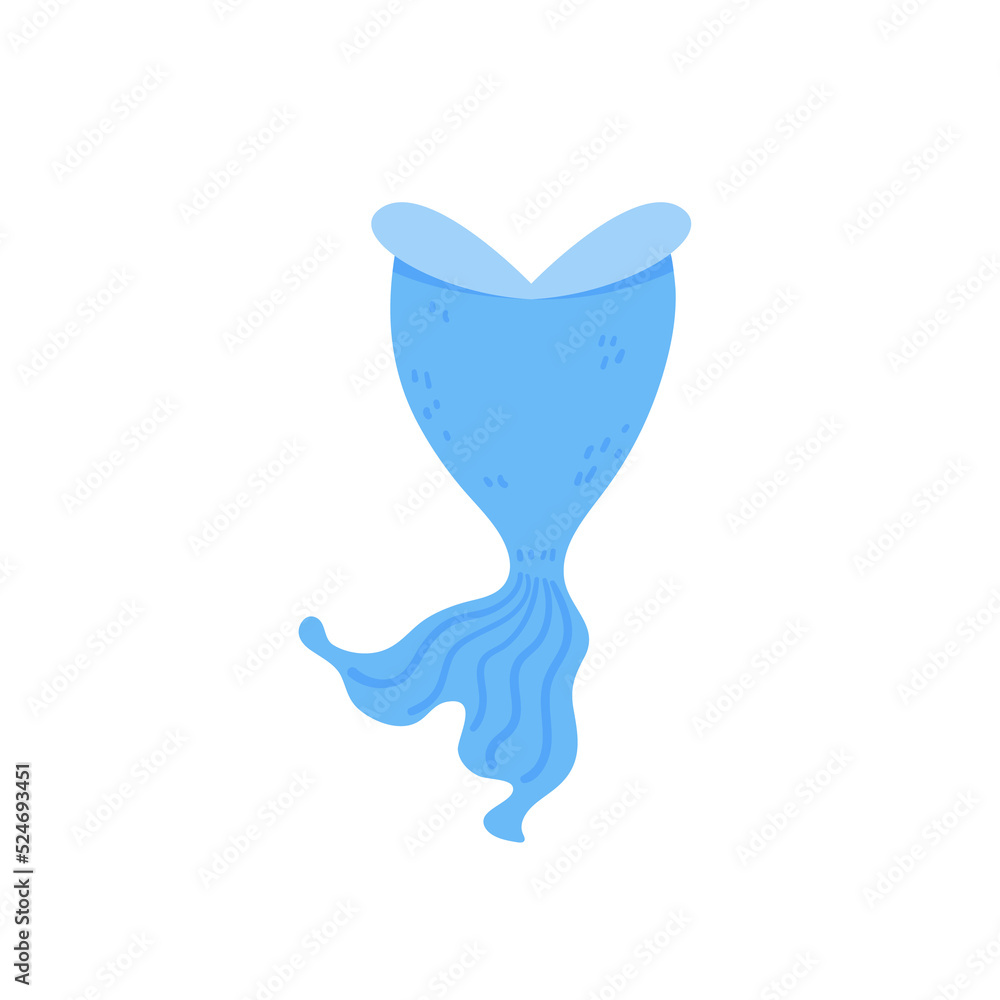 Underwater mermaid tail silhouette cute party decorations for girls Underwater mermaid tail silhouette cute party decorations for girls