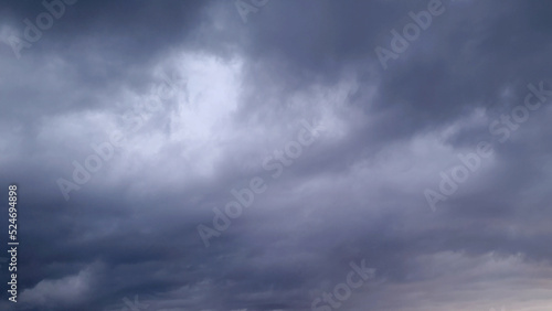 heavy grey and blue overcast clouds bg for weather forecast - abstract 3D rendering