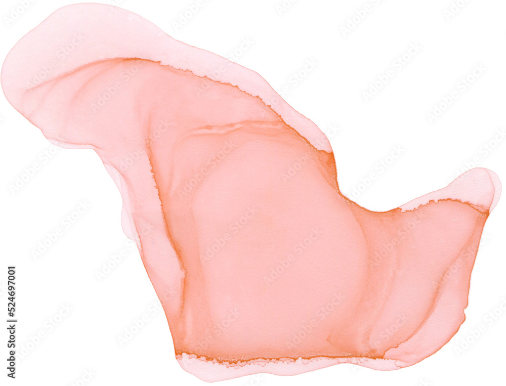 peach watercolor, alcohol ink stain peach watercolor, alcohol ink stain