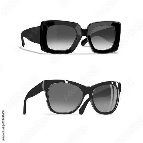Sunglasses Fashion Designer Illustration Isolated