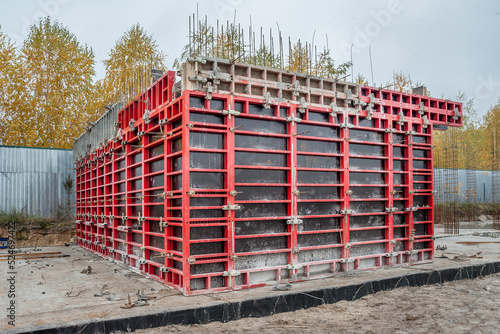 Formwork panels in housing construction