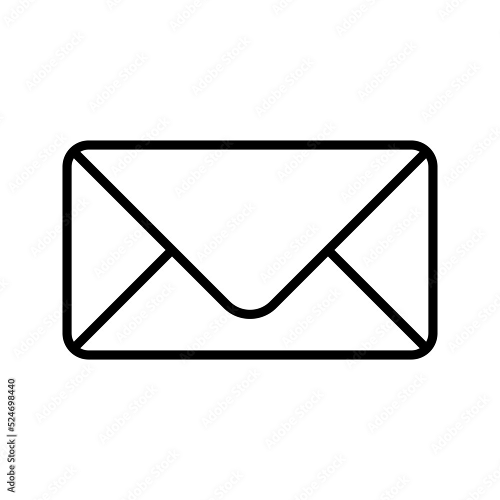 Mail icon. envelope sign. vector illustration Mail icon. envelope sign. vector illustration
