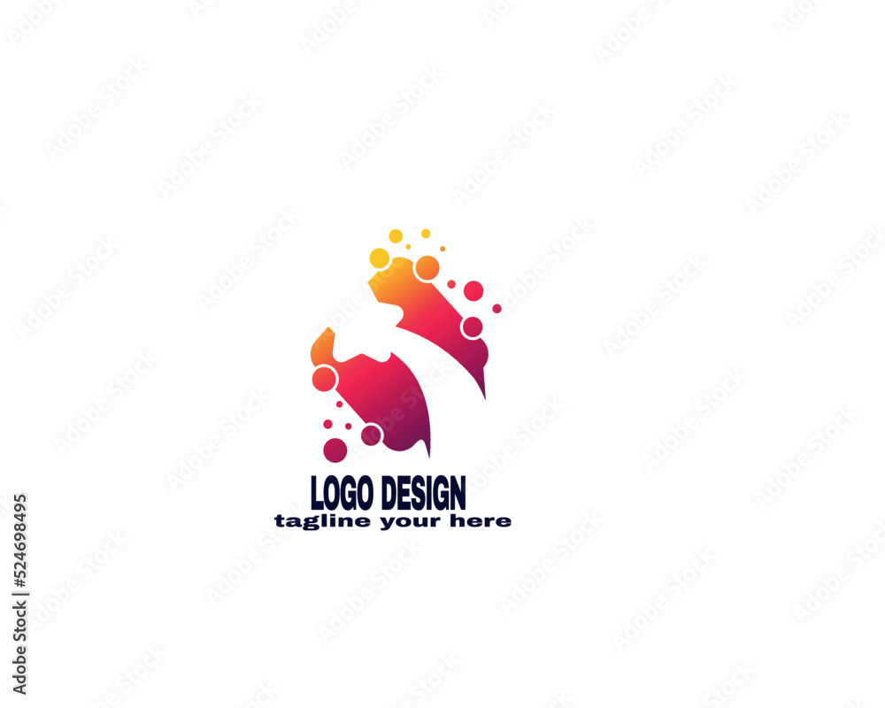 simple and modern design concept . logo for company vector file eps 10 . logo with simple and gradient color template simple and modern design concept . logo for company vector file eps 10 . logo with simple and gradient color template