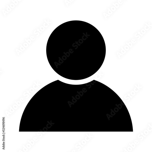 people icon. profile sign. vector illustration